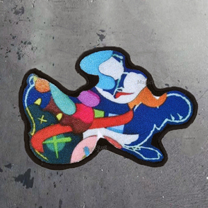 <span class=keywords><strong>Tapis</strong></span> personnalisé Bear <span class=keywords><strong>Bape</strong></span> imprimé Kaw, découpe précise, <span class=keywords><strong>tapis</strong></span> de dessin animé, <span class=keywords><strong>tapis</strong></span> de salon irrégulier personnalisé, décoration intérieure - Product Image 5