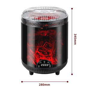 2025 nouvelle arrivée prix usine meilleure vente de la Chine 8 réglages infrarouge BBQ <span class=keywords><strong>gaz</strong></span> flamme <span class=keywords><strong>chauffage</strong></span> électrique Portable <span class=keywords><strong>pour</strong></span> une utilisation dans la chambre - Product Image 4