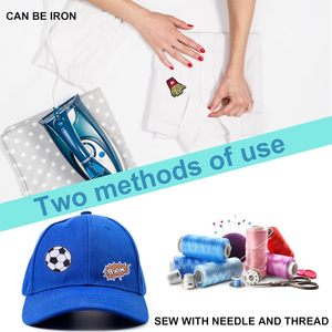 Hot Bán Tự Dính Tùy Chỉnh 3D Logo DIY May Sửa Chữa Thêu Đính Thêu Sắt Trên Các Bản Vá Lỗi Cho Quần Áo Mũ Trang Trí - Product Image 3