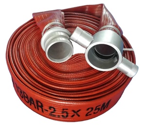 BS6391 Сертифицированный двойной резиновый пожарный шланг прочный и гибкий для использования в строительстве - Product Image 1
