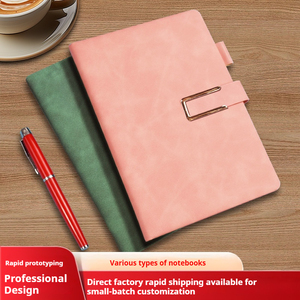 Thiết kế mới khuyến mãi Loose-Leaf A5 da Bì<span class=keywords><strong>a</strong></span> máy tính xách tay Bộ quà tặng cho doanh nghiệp văn phòng kinh doanh các cuộc họp - Product Image 2