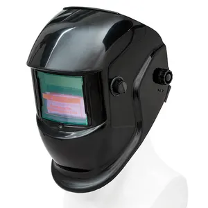 Proveedor de cascos de soldadura DAIERTA, visión clara, a prueba de arañazos, visera facial, Máscara de Soldadura de oscurecimiento automático Solar