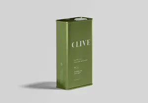 EW-lata de aceite de oliva para motor, recipiente de metal hermético con impresión personalizada, capacidad de 500ml y 1 litro