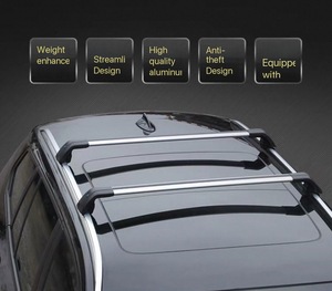 Barres transversales de toit en alliage d'aluminium compatibles avec Buick Envision pour Edge Mitsubishi Outlander pour Pilot Kia Sorento pour - Product Image 3