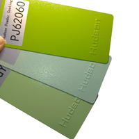 Revêtement en poudre électrostatique thermodurcissable vert clair personnalisable en boîte de 20 kg pour peinture de meubles de bateau, écologique et résistant aux intempéries
