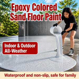Peinture de sol époxy auto-nivelante colorée pour usage intensif SL OEM/ODM, résistante aux produits chimiques, pour application au couteau et au truelle sur sols liquides - Product Image 2