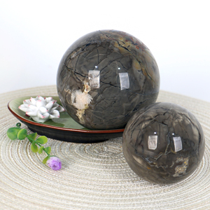 Wholesale Feng Shui Style Spirit <b>Crystal</b> <b>Ball</b> Polished Raw Stone Flame Agate Sphere for Home Decoration and Healing - Product Image 3