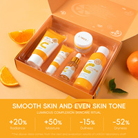 LAIKOU OEM ODM OBM Vente en gros directe usine – Ensemble hydratant de nettoyant, tonique et crème contour des yeux à la vitamine pour enfants et femmes