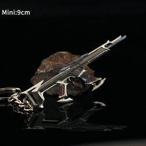 Valorant Keychain Kim <span class=keywords><strong>Lo</strong></span>ại Súng Đồ Chơi Mô Hình Hot Bán 9Cm Đầy Màu Sắc Bộ Sưu Tập Trẻ Em Trai Mini Valorant Móc Chìa Khóa - Product Image 4