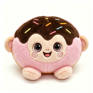 Peluche personnalisée en forme de beignet homard, animal en peluche sur le thème d'Halloween avec rembourrage en coton PP pour bébés et tout-petits - Product Image 3