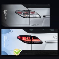 Feux arrière LED d'usine, ensemble de feux arrière, accessoires de mise à niveau pour Lexus RX 2009-2014 330 350 F Sport 350L 400h 450h 450hL