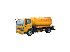 รถดูดท่อขนาด 10 ลูกบาศก์เมตร ยี่ห้อ Dongfeng มาตรฐานยูโร 3 ยูโร 4 ยูโร 5 พร้อมปั๊มสุญญากาศ Robuschi Hibon Cvs Samson สำหรับดูดตะกอนน้ำเสีย - Product Image 1