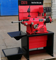 Machine de réparation automatique de tambours et de disques de frein C9370, tour de découpe de disques et tambours de frein haute efficacité pour atelier automobile
