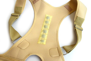 Penopang punggung bahu Neoprene magnetik, penahan koreksi postur untuk tulang selangka <span class=keywords><strong>Lumbar</strong></span> nyaman, penopang punggung - Product Image 2