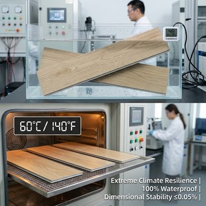 Pisos de Vinilo de Lujo SPC Resistentes, Fáciles de Instalar, Antiarañazos, Sistema de Clic, Resistentes al Agua, Núcleo Rígido - Product Image 5