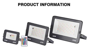 Le prix usine RVB 30W <span class=keywords><strong>multicolore</strong></span> imperméabilisent la couleur extérieure futée noire de <span class=keywords><strong>projecteur</strong></span> d'IP65 <span class=keywords><strong>LED</strong></span> - Product Image 3