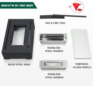 Chimenea de etanol de mesa portátil de alta calidad, pozo de fuego de bioetanol para Patio, mesa de fuego con <span class=keywords><strong>Alcohol</strong></span> para uso en exteriores - Product Image 5
