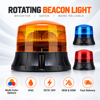 Feux de signalisation rotatifs à LED SENKEN DC10-30V, lumière stroboscopique d'avertissement, IP65, ambre, pour les secours d'urgence, les véhicules d'ambulance et de pompiers