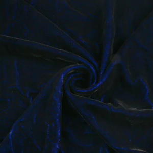 Velours extensible coréen micro-tissé teint 100 % polyester, double face, couleurs fantaisie bleues, 5000 fils, tissu velours pour chemises à Dubaï - Product Image 5