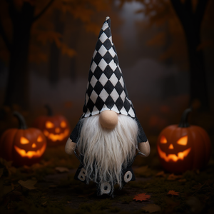 Gnomo in Tessuto 8.3x4.7x15.7, Decorazione di Halloween con Stampa Serigrafica, Articoli Festivi per le Feste - Product Image 2