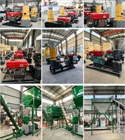 Machine à granulés de biomasse alimentée par un moteur diesel, moulin à granulés de bois portable pour le recyclage des déchets agricoles sur les fermes