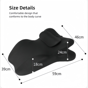Oreiller pour couples, oreiller de soutien, adopte 27 °   Lift crée l'angle parfait, correcteur de posture multifonctionnel, <span class=keywords><strong>coussin</strong></span> de confort pour couples - Product Image 5