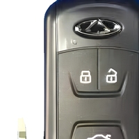 NEW3 Bouton de couverture de clé à distance intelligente vierge pour Chery Tiggo 5 Tiggo 7 Tiggo 8 Arrizo 5 6 7 Clé à distance intelligente