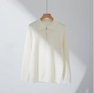 بلوفر رجالي بتصميم كوري فضفاض لموسم الخريف/الشتاء، تصميم عصري، توريد ODM لتيشيرت بولو 24 - Product Image 4