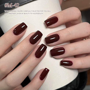 Vernis à ongles UV à haute saturation non toxique, 4 options de couleurs, cadeau de Noël parfait pour les femmes, <span class=keywords><strong>manucure</strong></span> à domicile DIY, volume de 15 ml - Product Image 1