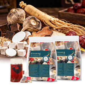 Thé aux dix trésors pour la santé, sachet de thé au ginseng, aux fruits de mûrier, aux herbes de médecine traditionnelle chinoise, version à dosage renforcé pour tonifier les reins et améliorer la vitalité - Product Image 1