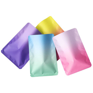 Tùy Chỉnh Nhỏ Nắp Kéo Dây Kéo Lá Nhựa Pouch Túi Cho Edibles Thực Phẩm Lưu Trữ Mylar Túi Baggies <span class=keywords><strong>Zip</strong></span> Khóa Bao Bì - Product Image 2