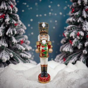 Casse-Noisette Traditionnel <span class=keywords><strong>de</strong></span> Noël Musical Taille Réelle Personnalisé avec Lumières Led et Tambour Décoration <span class=keywords><strong>de</strong></span> Soldat Casse-Noisette <span class=keywords><strong>de</strong></span> Noël - Product Image 6