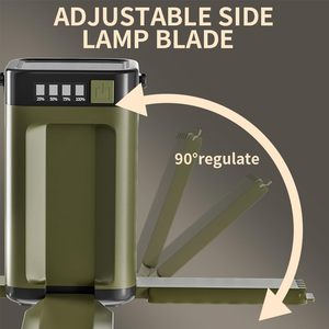 Foldable LED Camping Lantern with 2000mAh <b>Solar</b> Charging Waterproof Lightweight for Tent Emergency Multifunctional Camping <b>Light</b> - Product Image 3