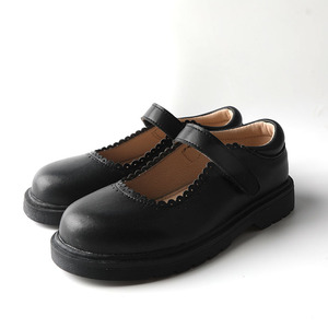 2026 En gros Mocassins robustes noirs en cuir personnalisés pour uniforme - Product Image 5