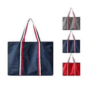 Bolsa de Playa de Gran Capacidad para Mujer, de Alta Calidad, con Logotipo Personalizado de Fábrica, Reutilizable, para Regalo, Viaje, con Bolsillo con Cremallera - Product Image 1