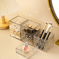 Lampe cube en cristal LED à ondulations d'eau dynamiques, lumière nocturne RGB Aurora pour la chambre à coucher, le bureau, la table, décoration d'ambiance