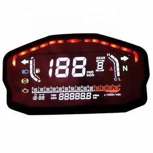 Pièces de moto Offre Spéciale en usine CQJB Compteur d'huile de température d'eau de vitesse LCD - Product Image 1