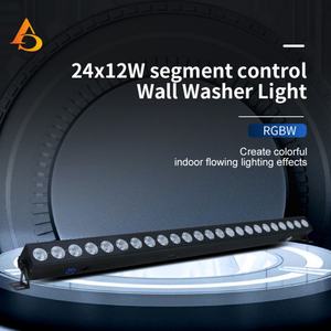 Luz LED profesional para escenario, tipo Wall Washer, 24x12w, DMX, RGBW, de aleación de aluminio, lineal. - Product Image 2