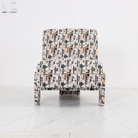 Fabricant de meubles de haute qualité, chaise de loisirs ergonomique, chaise d'appoint moderne de luxe à 3 pieds, style nordique pour salon