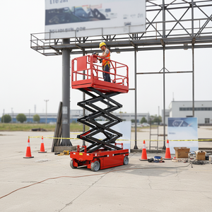 Échafaudage d'intérieur : Mini-nacelle élévatrice à ciseaux 320 kg, 4 m, 9 m, 11 m pour peinture murale extérieure – Vente directe usine - Product Image 1