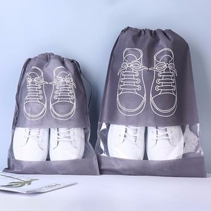 Wholesale non-woven <b>shoe</b> <b>storage</b> bags, travel and outdoor drawstring <b>shoe</b> bags, clothing and sundries organizers, dustproof - Product Image 3