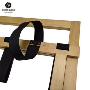 Porte-bagages en bois de hêtre massif personnalisé de haute qualité Porte-bagages 5 étoiles pour chambre d'hôtel Porte-bagages en vrac Étagères - Product Image 4