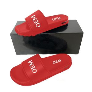 Tongs pour femmes de haute qualité une sangle de couleur blanche classique confortable Logo personnalisé hommes PVC pantoufles à glissière - Product Image 4