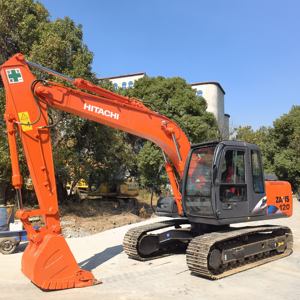 Excavadora hidráulica Hitachi ZX120 auténtica, maquinaria de construcción pesada fabricada en Japón, sistema de excavación profesional - Product Image 3