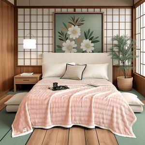 Luxury Modern Knitted Flannel Throw <b>Blanket</b> Eco-Friendly Comfortable Printed Pattern Breathable Fade/Wrinkle Resistant - Product Image 3