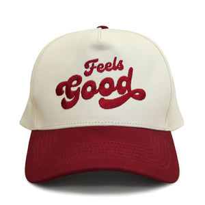 Casquette de baseball unisexe vintage en sergé bicolore à 6 panneaux, style sportif urbain, avec broderie de lettres professionnelles, protection solaire extérieure, personnalisable et courante - Product Image 5