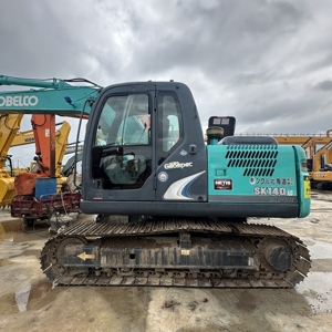 Great Bargain Used Kobelco SK140LC Crawler Excavator Consistent Pressure Gear Pump For Pipeline Trench Industrial Grading Jobs - Product Image 3