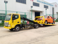 FONTON Nouveau Camion de Remorquage 4x2 avec Treuil, pour Urgences Routières, Transmission Manuelle, Diesel, Plateau Plat, Capacité 2-5 Tonnes