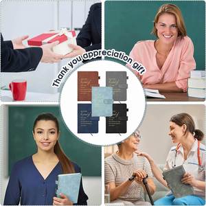 Hot Sale Customized Leather <b>A5</b> Magnetic Button Notebook Set Business Office Work Conferences Promotional Corporate Gift <b>Notepad</b> - Product Image 5