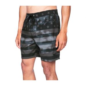 Shorts de bain pour hommes de haute qualité, sur mesure, grande taille, à rayures/à carreaux, tissu à séchage rapide, pour le surf, la gym et les sports - Product Image 2
